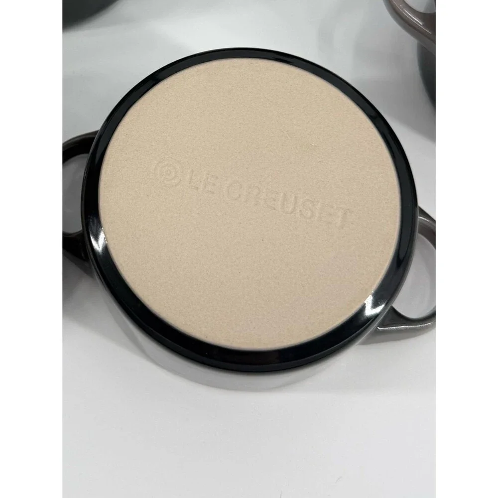 Le Creuset Mini Round Cocotte in Oyster | 8 oz